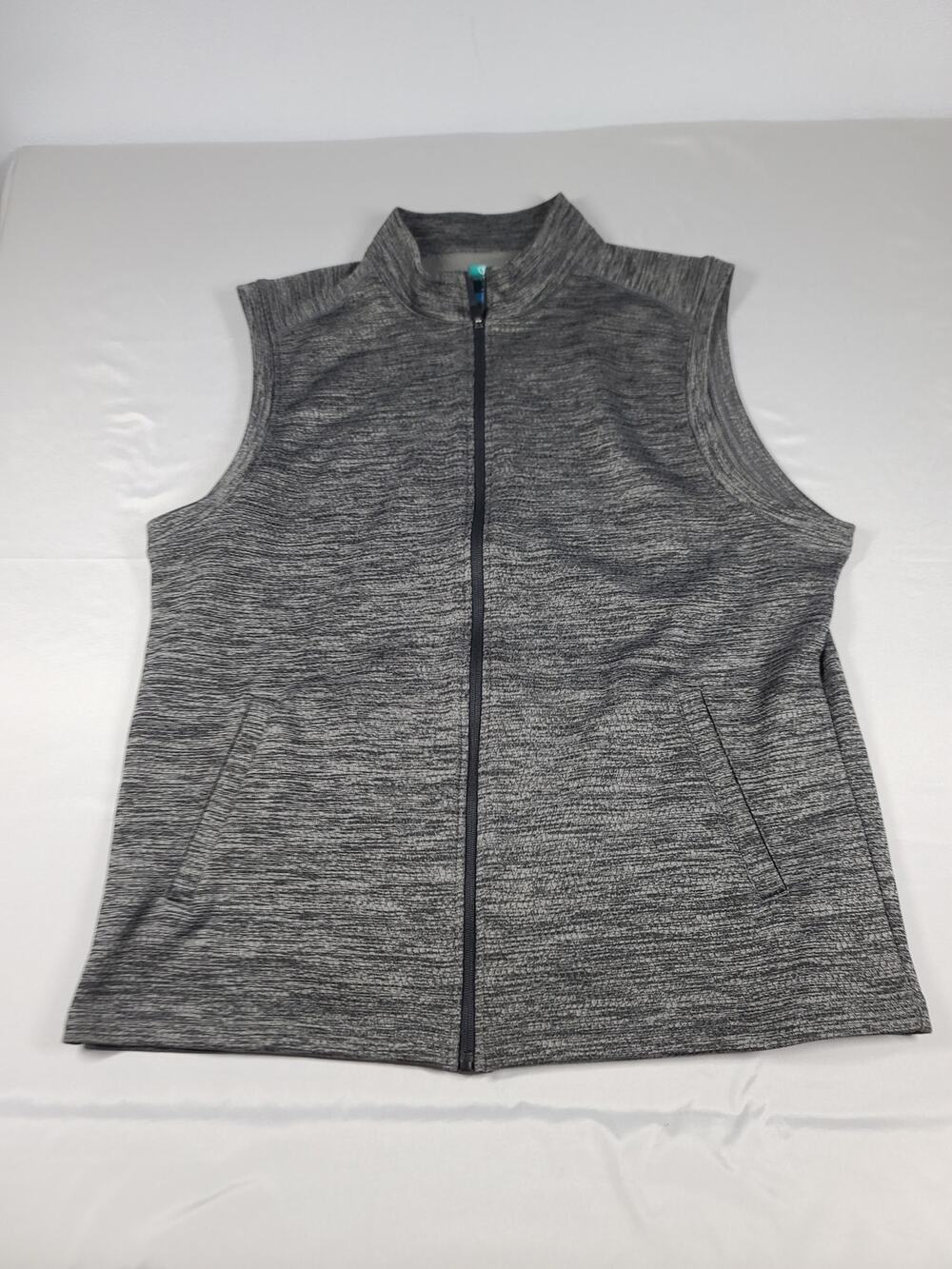 Golf Pro Tour Cool play vest Size Large Heathered Black preppy outdoors gorpcore